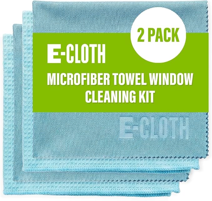 E-Cloth Microfiber Window Cleaning Cloth Kit by E-Cloth