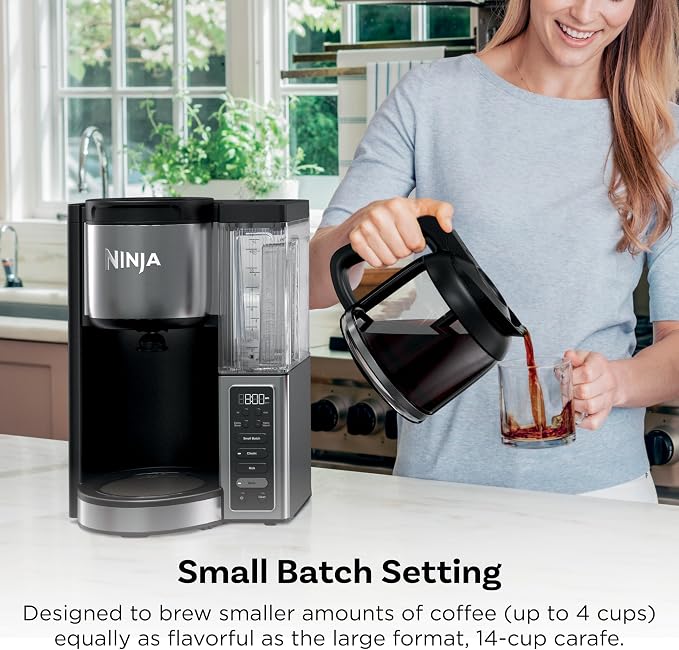 Ninja Fresh Brew™ Drip Coffee Maker, Programmable 14 Cup Glass Carafe, Classic - Image 4