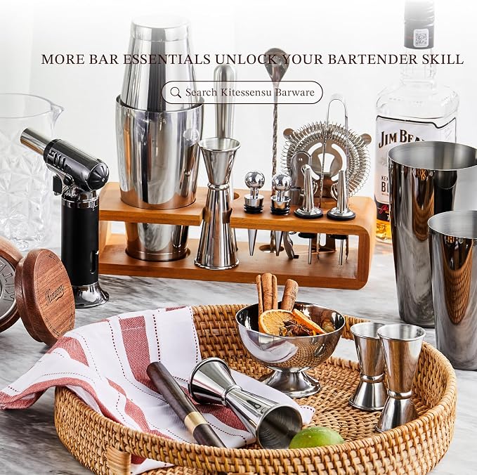 KITESSENSU Cocktail Shaker Set Bartender Kit - Image 6
