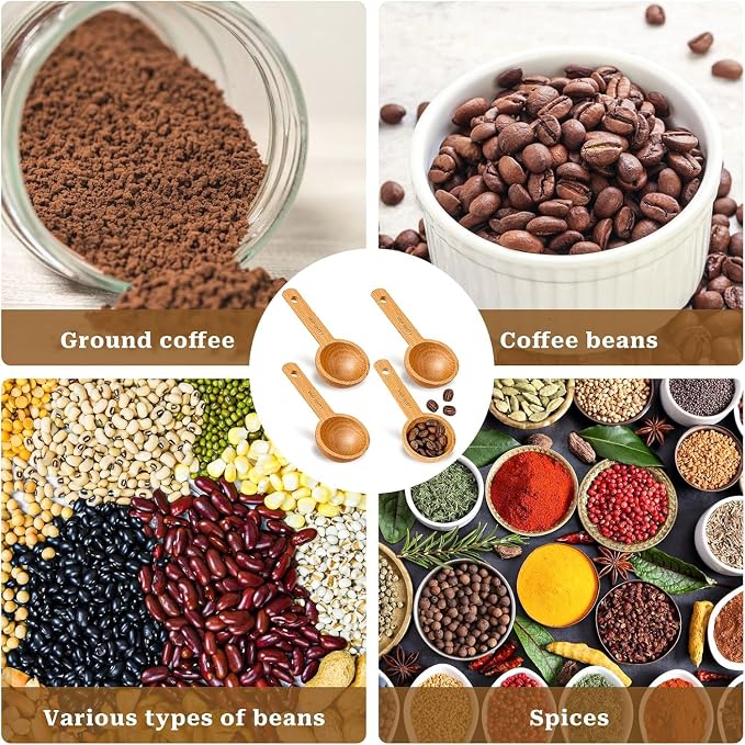 Beech Wooden Coffee Scoop - 15ml Tablespoon Measuring Spoon - Image 6