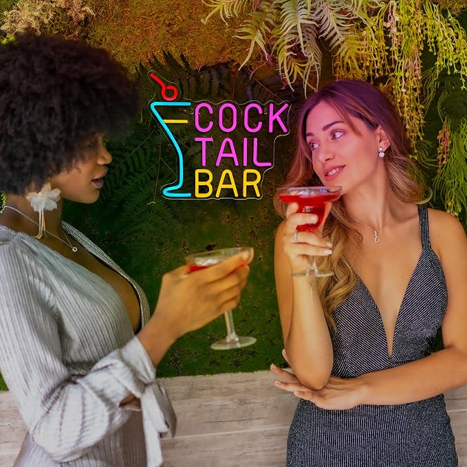 Cooktail Bar Neon Signs for Wall Decor Bar Signs for Home Bar Led Neon Light Up - Image 5
