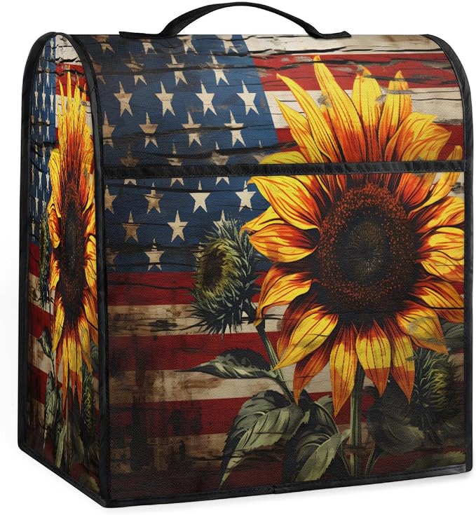 Sunflower Kitchen Aid Mixer Cover Compatible Stand Mixer Dust Cover | Flag by YoYoYuchong