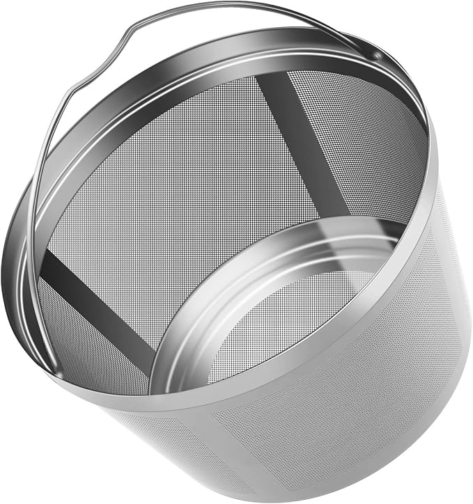 Reusable Coffee Filters 8-12 Cup Permanent Coffee Filters Basket Washable by YEOSEN