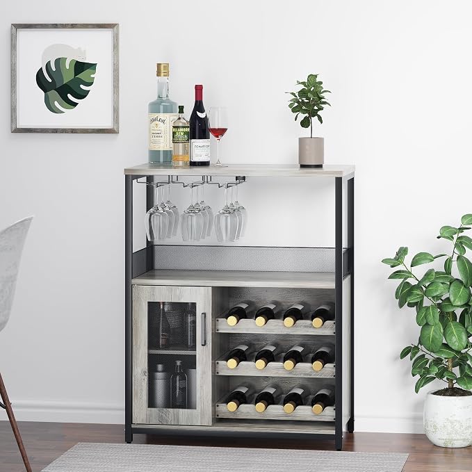 PeakPursuit 3-Tier Wine Bar Cabinet - Image 3