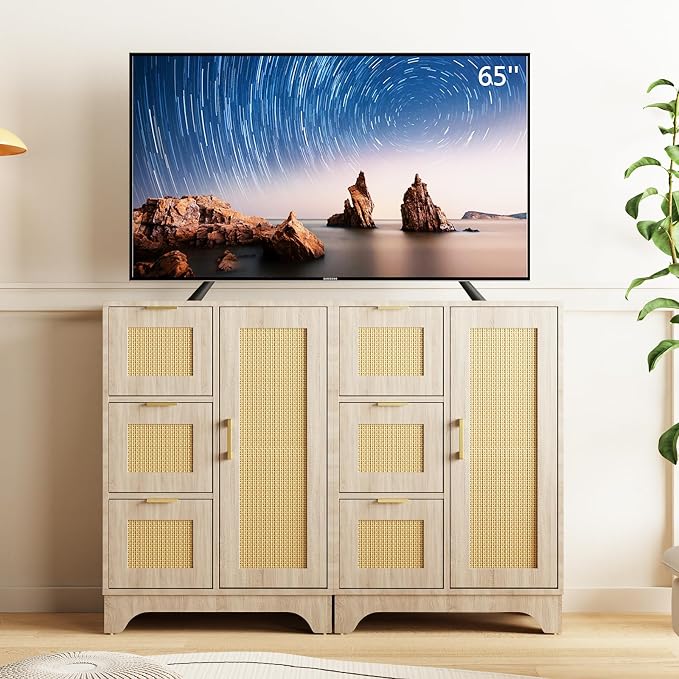 ALBAD Boho Sideboard Buffet Cabinet - Image 5
