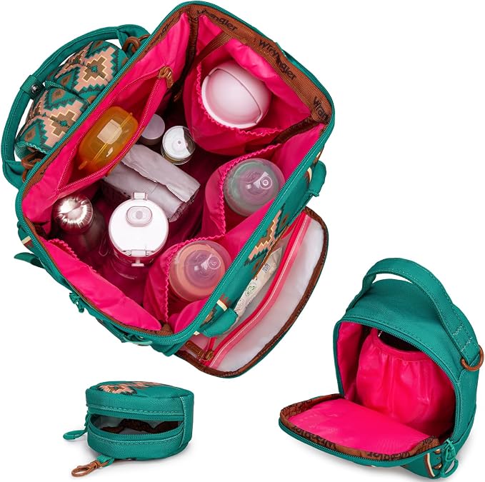 Montana West Wrangler Callie Diaper Bag Backpack - Image 3