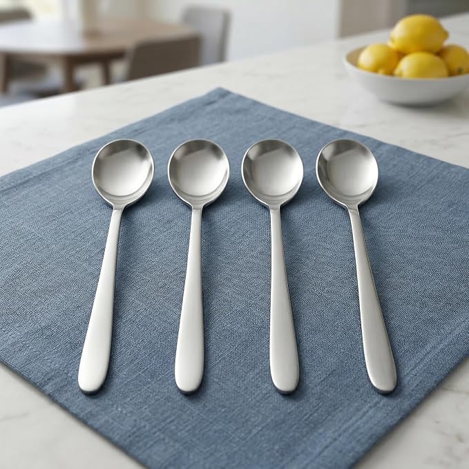 4PCS 7.1" Long Handle Coffee Spoons, Stainless Steel Espresso Stirrer Set | - Image 8