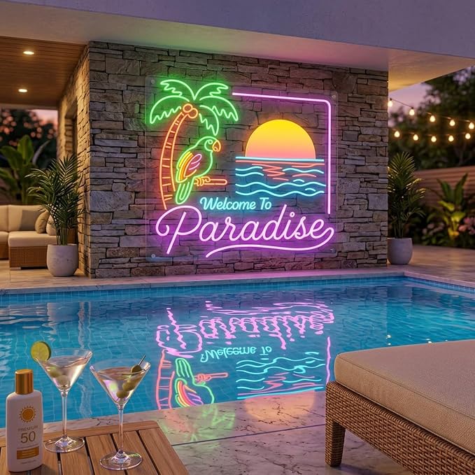 Wakklia Custom Logo Neon Sign, Custom LED Neon Sign Personalized - Image 3