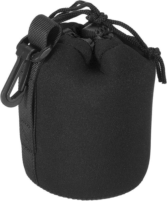 PATIKIL Camera Lens Bag, 3.3" IDx5.5 H Drawstring Lens Pouch by PATIKIL