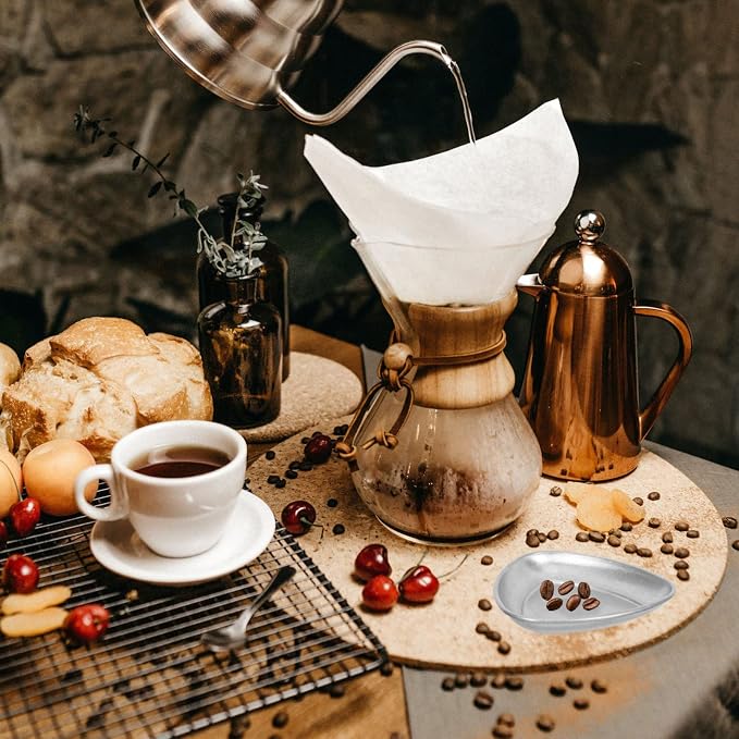 Fruit Tray Coffee Beans Cupping Sample Tray Triangle Shaped Reusable Stainless - Image 7