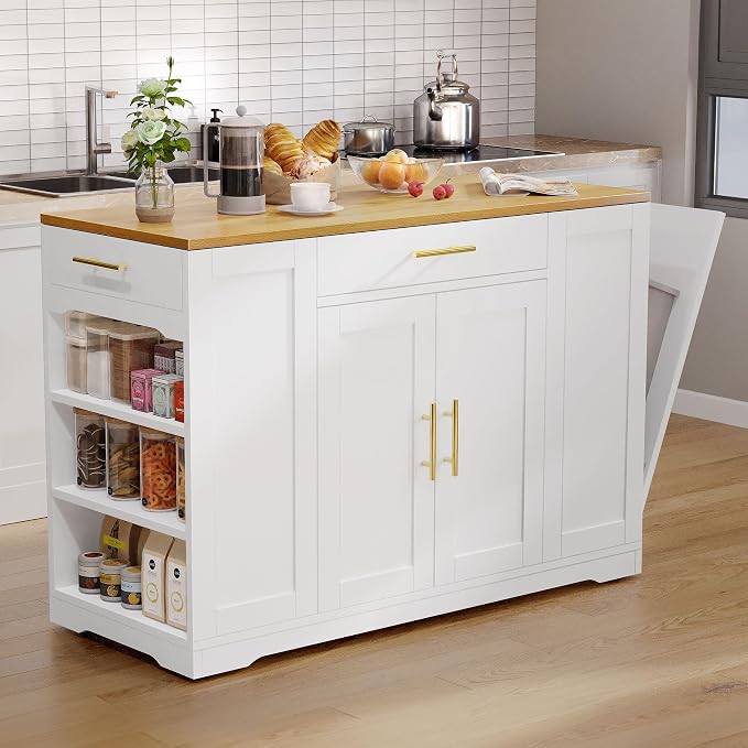 YITAHOME 53 inch Large Rolling Kitchen Island - Image 4