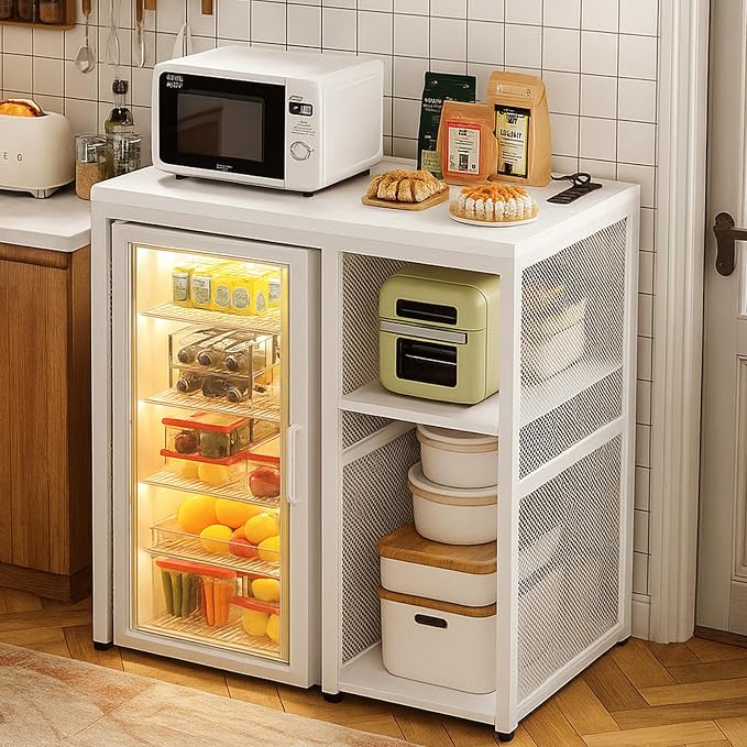Homieasy Mini Fridge Cabinet - Image 7