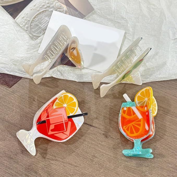 Creative Drink Garnish Clip Hair Accessories Multipurpose Hair Tool - Image 3