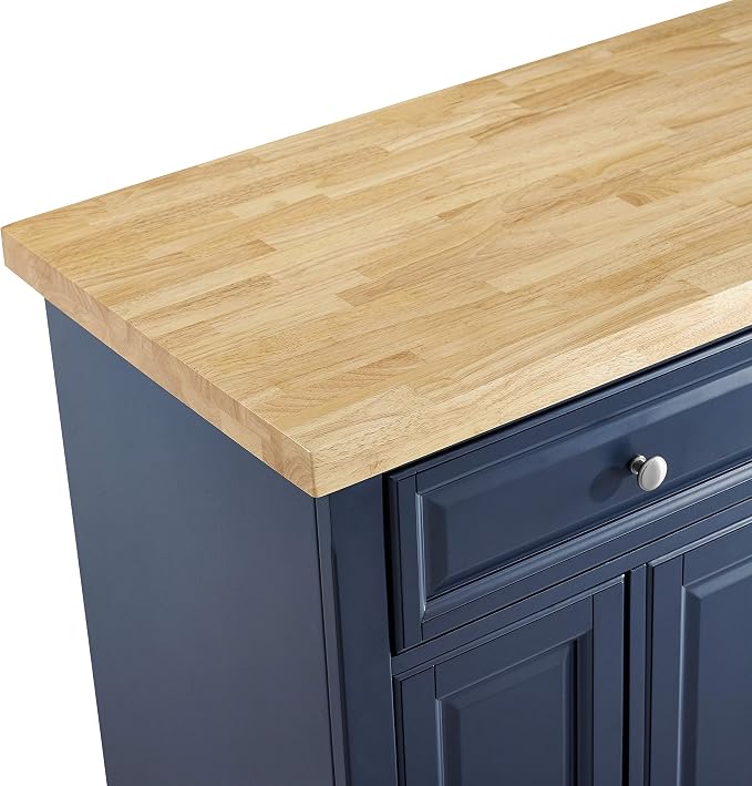 Crosley Furniture Madison Madison Rolling Kitchen Island Cart, Microwave Stand - Image 10
