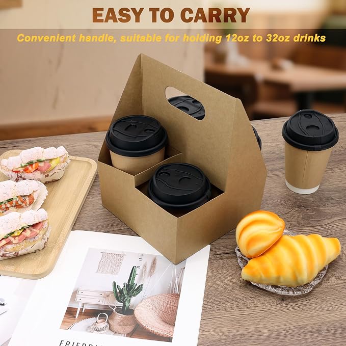 4 Cup Drink Coffee Carrier - Image 4