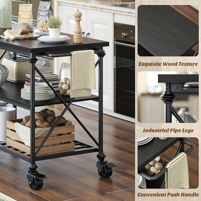 Homieasy Kitchen Island Cart - Image 7