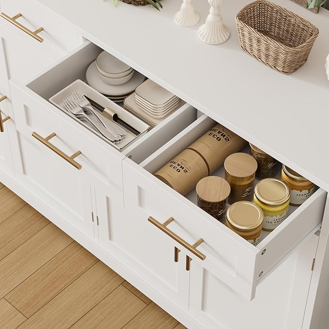 HOSTACK 60" Large Buffet Sideboard - Image 6