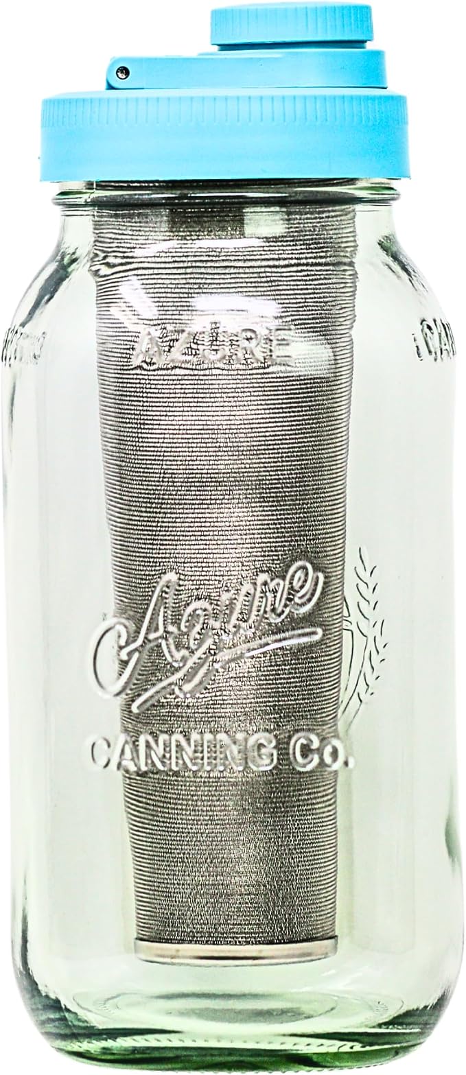 Brewing America Mason Jar Cold Brew Coffee Maker Infuser: Made in USA Wide by BrewingAmerica