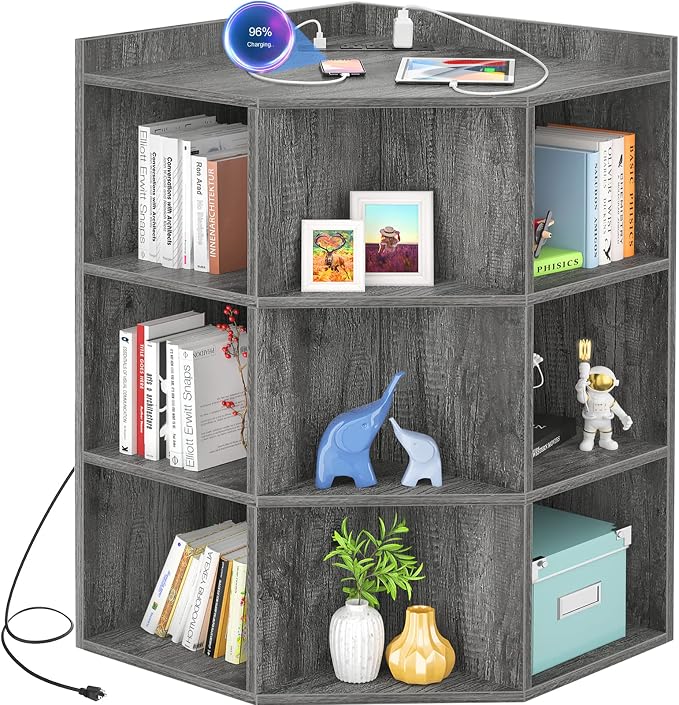 Aheaplus Corner Cabinet, Corner Storage by Aheaplus