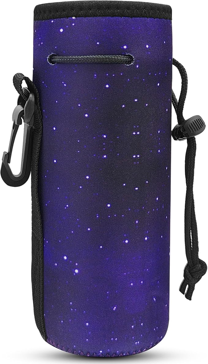 Water Bottle Carrier with Strap by ALEIFLEforKidsAdultsCosplayGift