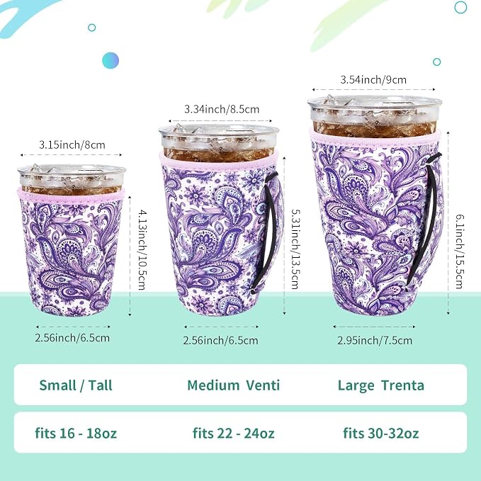 Iced Coffee Sleeve Insulator Sleeves - Image 2