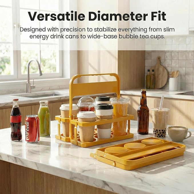 6 Cup Drink Carrier for Delivery - Image 7