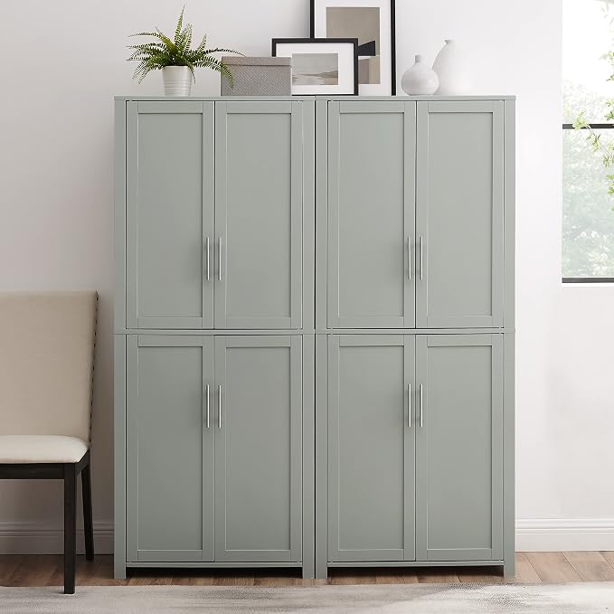 Crosley Furniture Savannah 2-Piece Pantry Storage Cabinet Set - Image 9