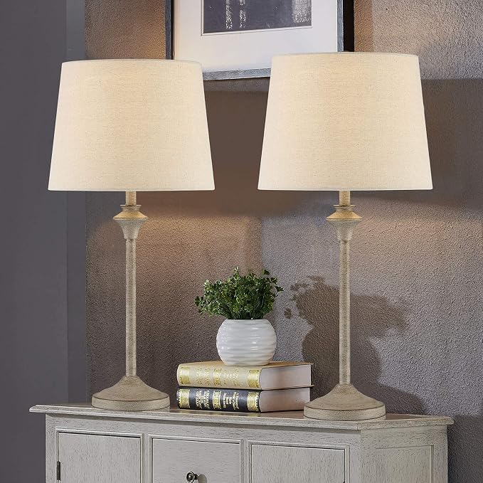 Maxax Farmhouse Buffet Table Lamps Set of 2 - Image 6