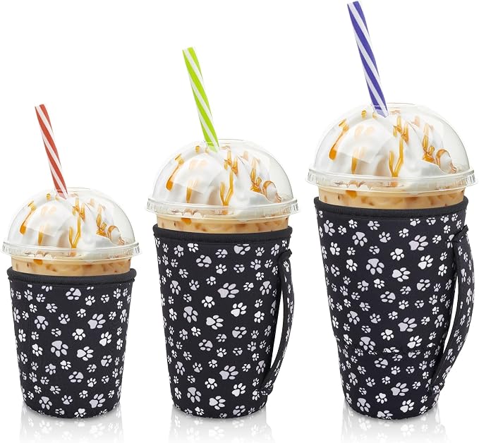 Iced Coffee Sleeve Insulator Sleeves by AJLTPA