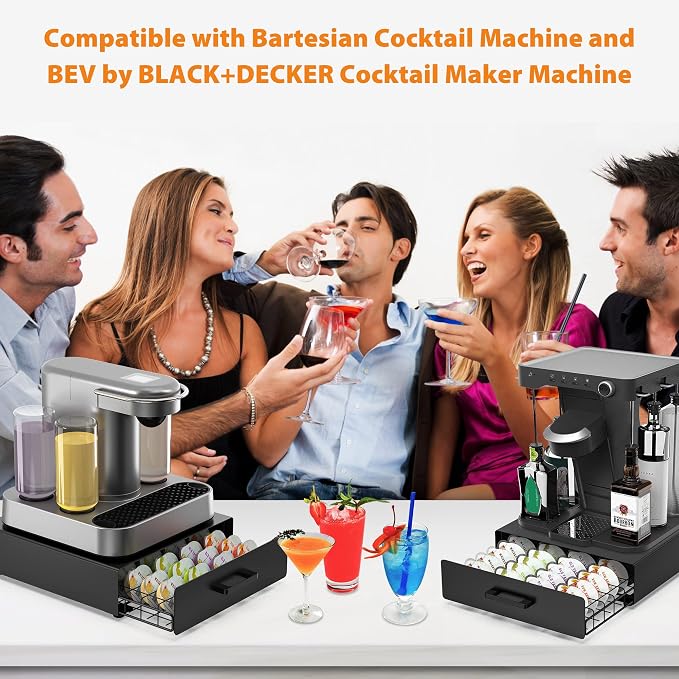 Storage Drawer for Bartesian Pods, Cocktail Pod Holder for Bartesian Capsules - Image 7