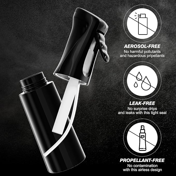 IMPORX Continuous Spray Bottle for Hair 2 Pack Home Essentials Spray Bottles - Image 4