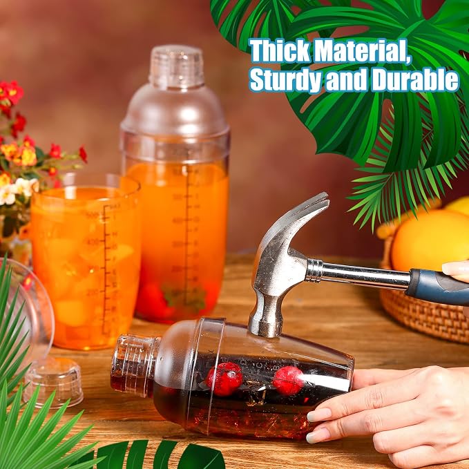 Lallisa 12 Pcs Plastic Cocktail Shaker Drink Mixer - Image 4