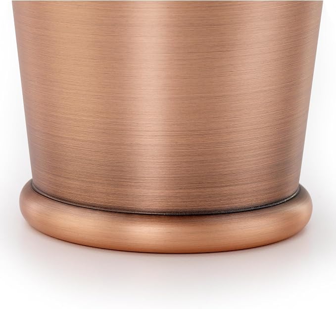 Barfly Cocktail Shaker with Weighted Bottom, Deluxe 18 oz, Antique Copper - Image 4