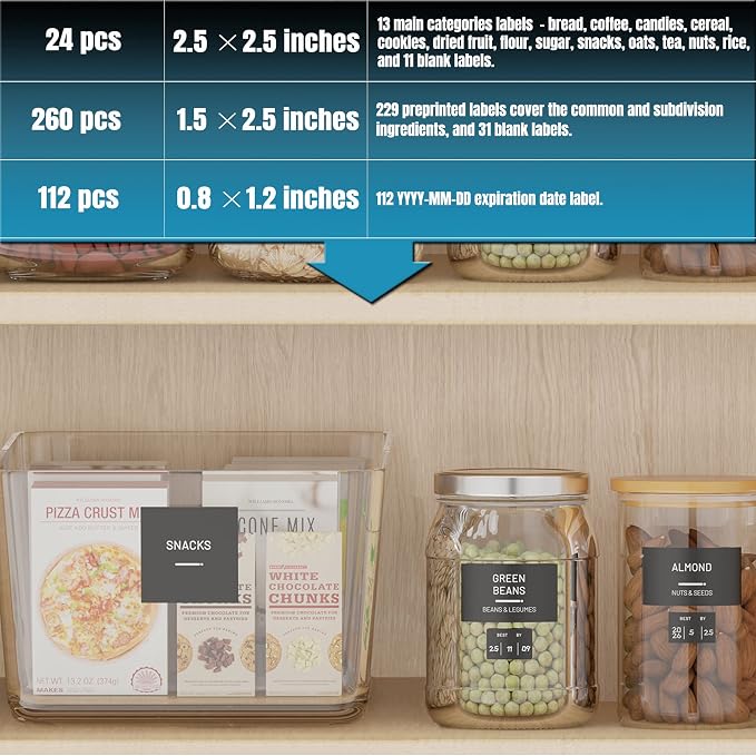 Neatsure 284 Pantry Labels - Image 3
