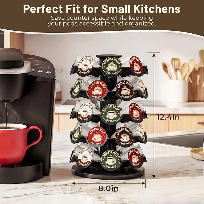 EVERIE Coffee Pod Carousel Organizer - Image 4