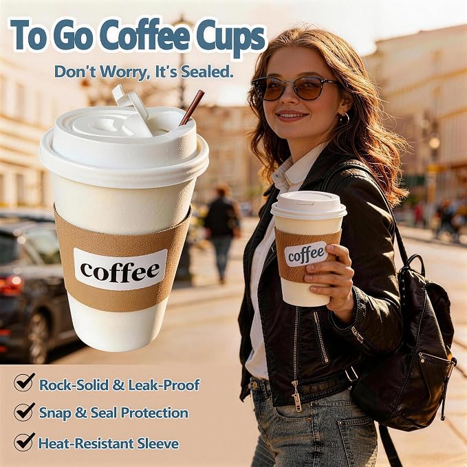 12 oz Disposable Coffee Cups - Image 4