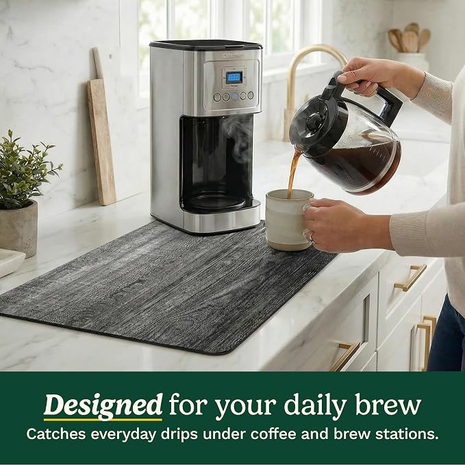 Cuisinart Coffee Mat for Countertop-Quick-Dry Absorbent Coffee Bar Mat for - Image 2