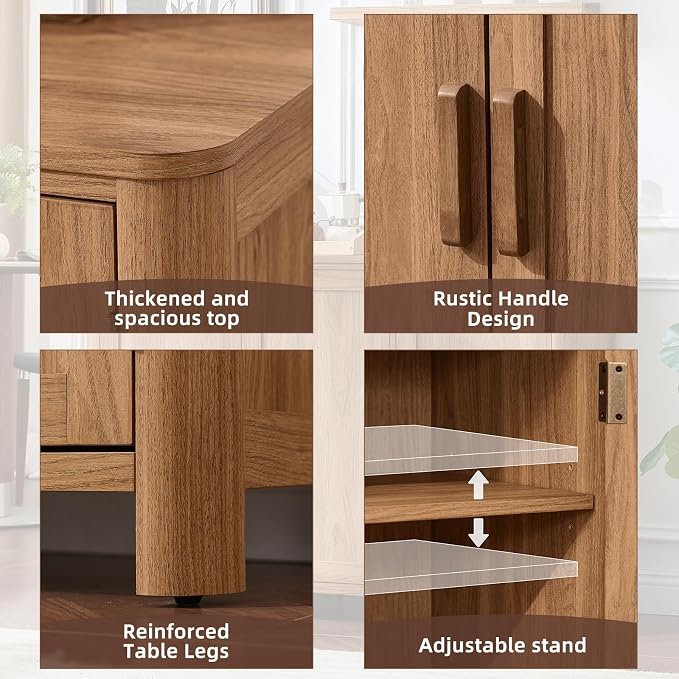 Joaxswe Sideboard Buffet Cabinet - Image 9