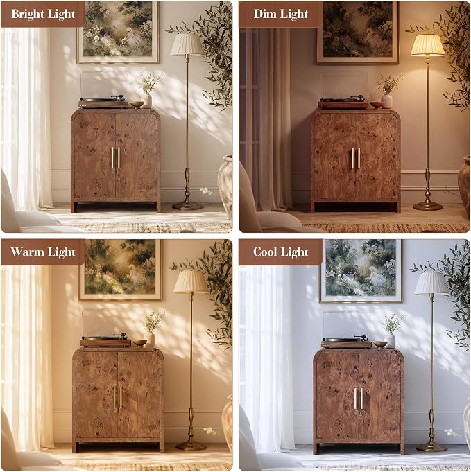Curved Buffet Storage Cabinet - Image 5