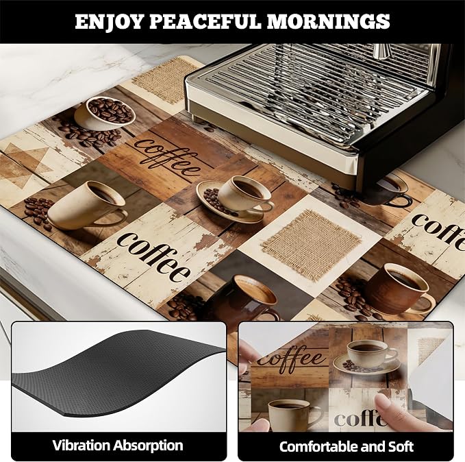 Dish Drying Mat Large Coffee Mat Absorbent Drying Mat - Image 2