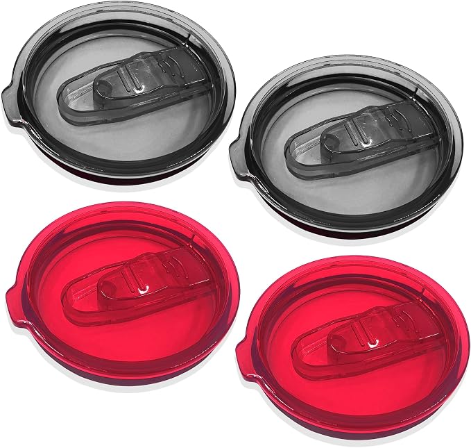 4 Replacement Lids for 30oz Stainless Steel Tumbler Lids - Image 6