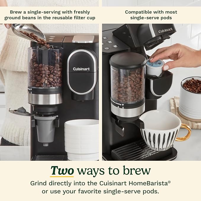 Cuisinart Single-Serve Coffee Maker + Coffee Grinder - Image 4