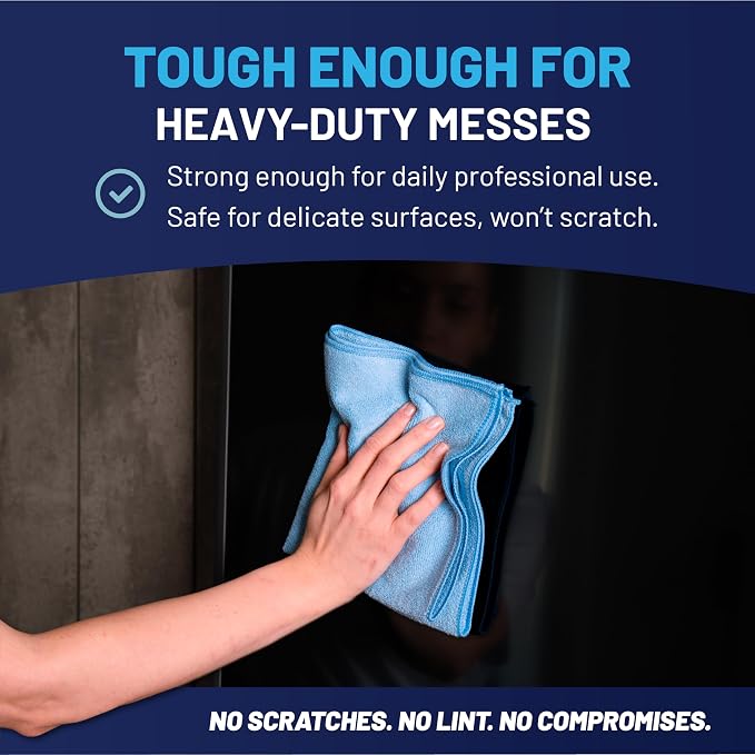 MW Pro Microfiber Cleaning Cloth | Blue - Image 6