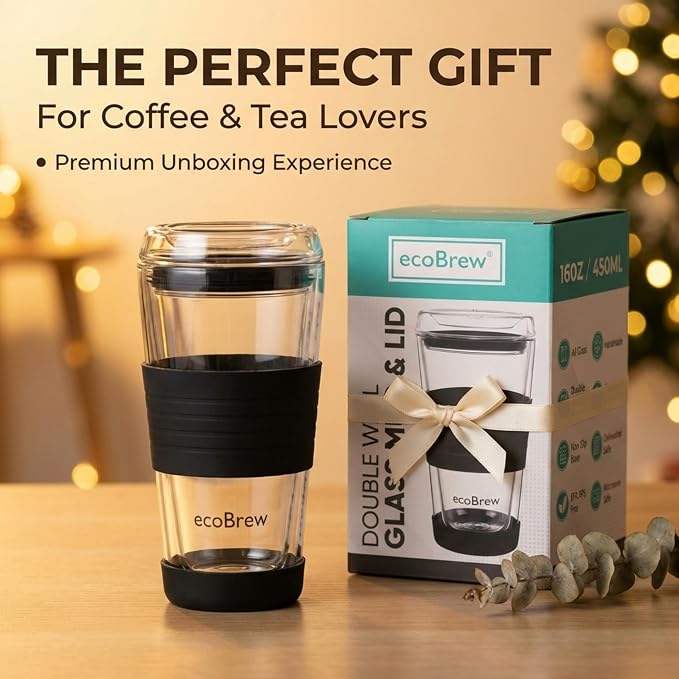 16oz Double Wall All Glass Tumbler - Image 8