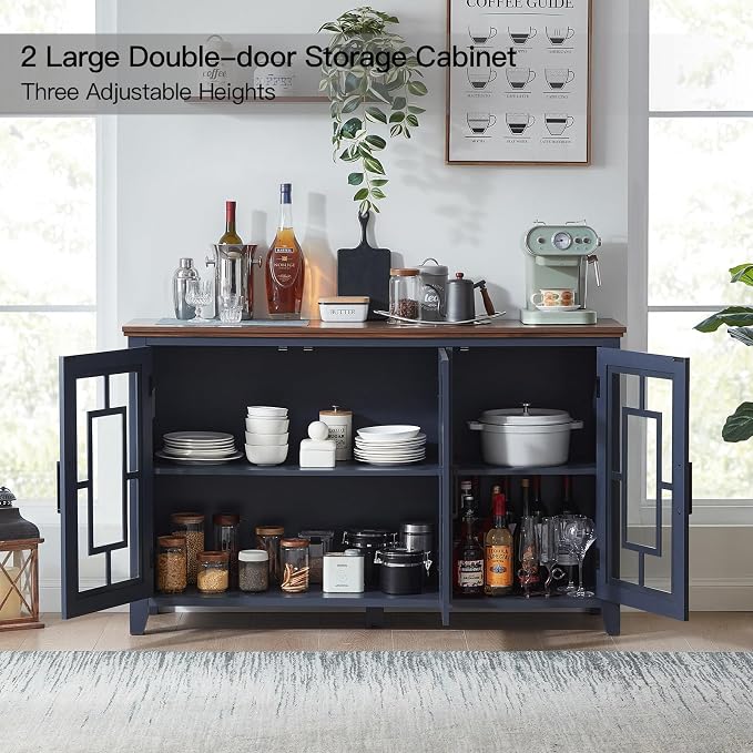 Joaxswe Large Sideboard Buffet Cabinet - Image 5