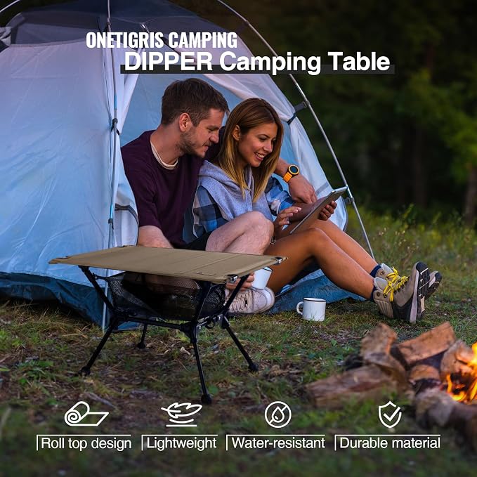 ONETIGRIS Dipper Camping Table, Lightweight Portable Folding Table - Image 3