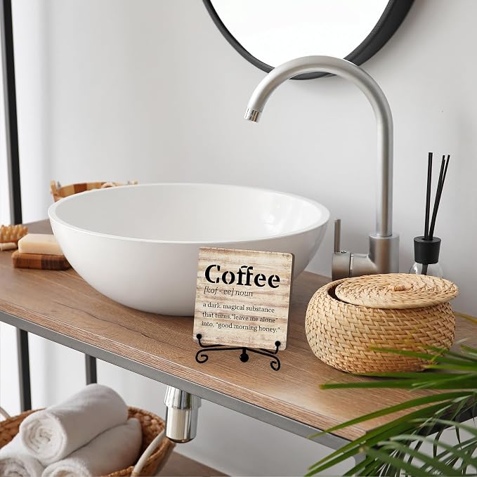 Coffee Bar Decor For Bar, Funny Cute Coffee Signs For Station Cafe Shop - Image 4
