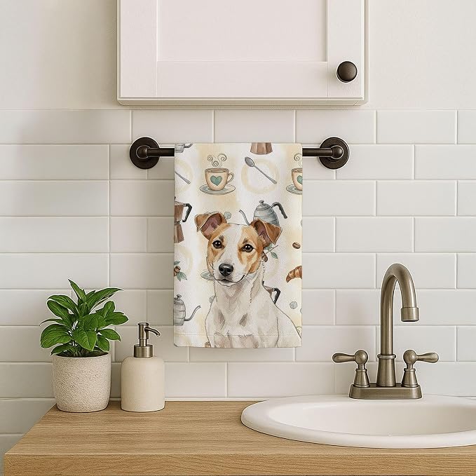Caroline's Treasures White and Tan Jack Russell Terrier Coffee Bar Kitchen - Image 7