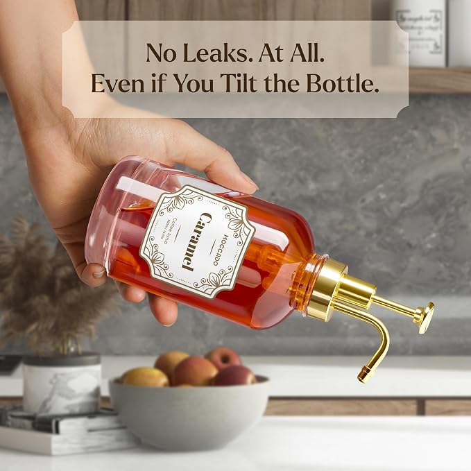 Glass Coffee Syrup Dispenser for Coffee Bar - Image 3