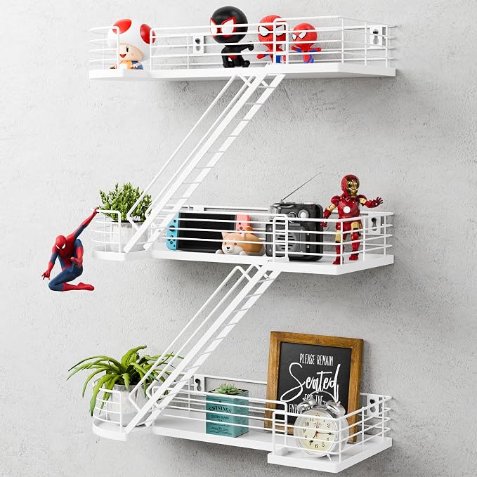 15 Inch Fire Escape Wall Shelf by YEMNMFH